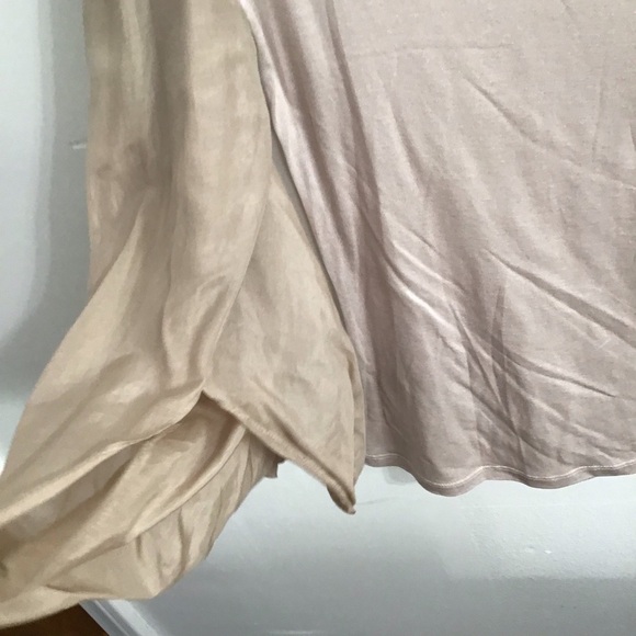 Elijah top balloon sleeves size small Shimmer T-shirt Quarter sleeve - Picture 4 of 5